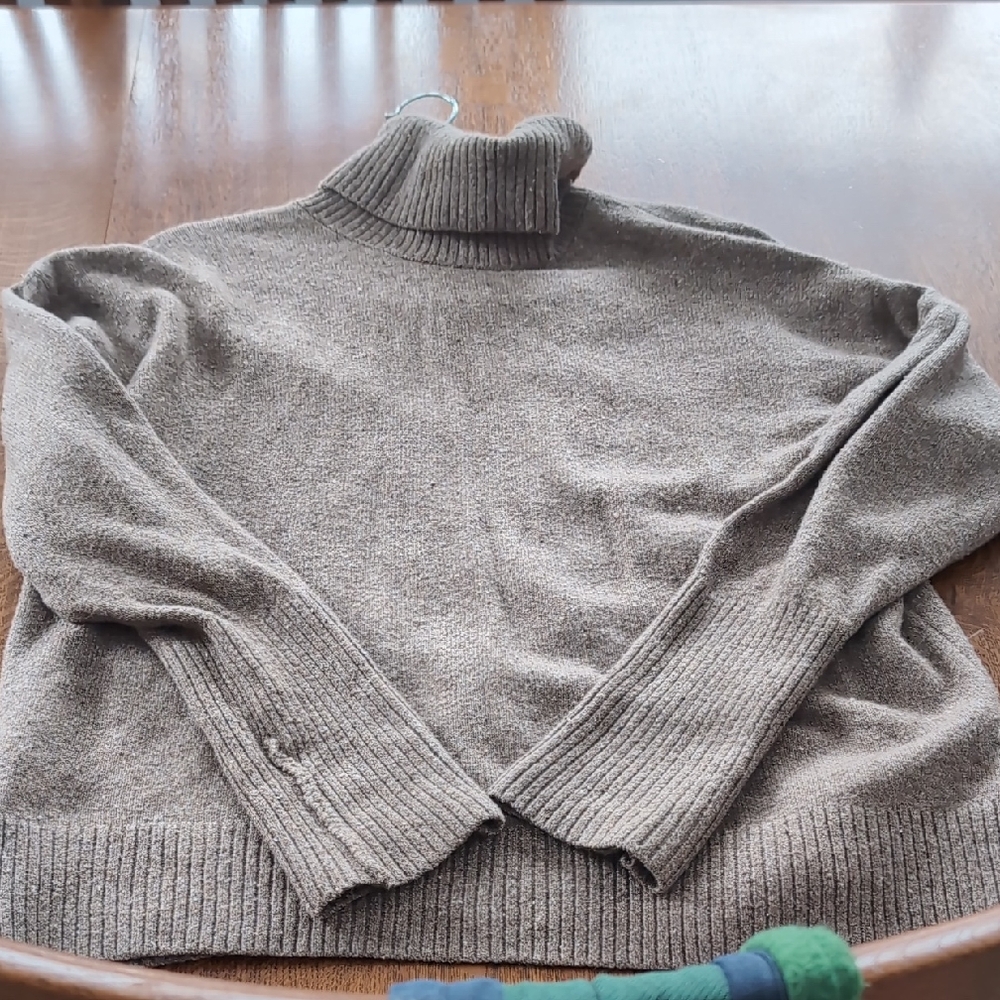 Old Navy Cozy Brown Turtleneck Sweater